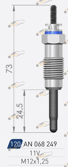 Свеча накаливания A-N PARTS 068 249